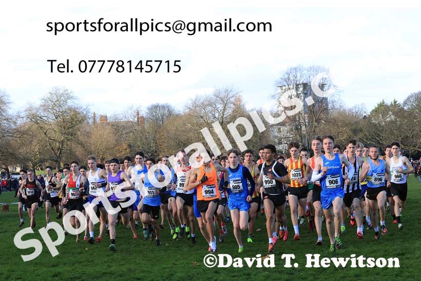 Junior Men (Under-20s), 2023 British Athletics Cross Challenge, Sefton Park, Liverpool. Photo: David T. Hewitson/Sports for All Pics